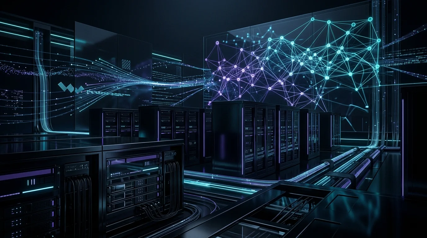 Infraestrutura de inteligência artificial corporativa e agentes autônomos
